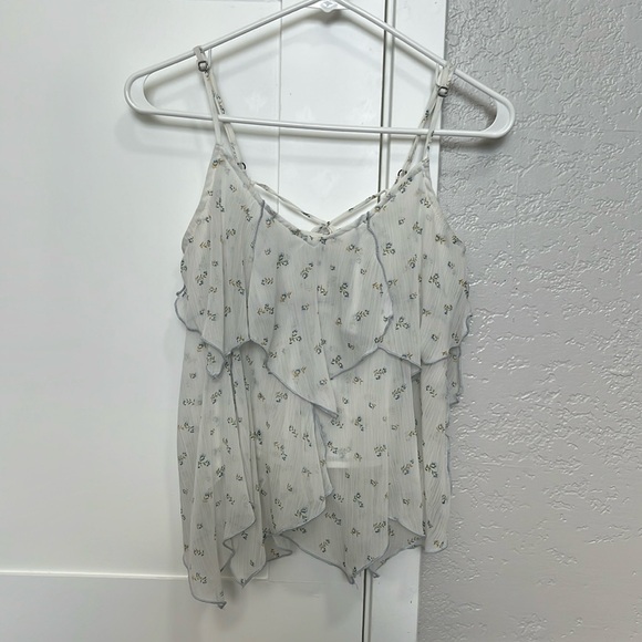 Abercrombie & Fitch Tops - A&F Ruffled Tank Top